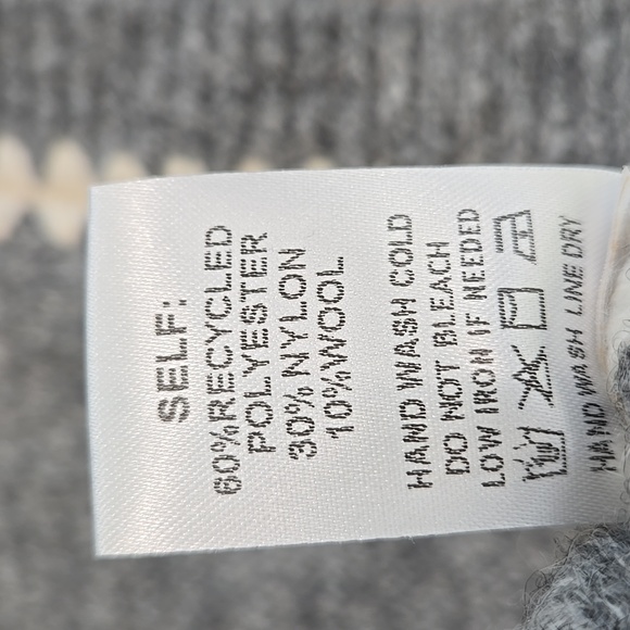 Carly Jean Los Angeles Gray V-Neck Sweater Vest - Picture 12 of 15